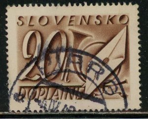Slovakia J25 Postage Due 1942