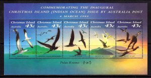 Christmas Island 1993 Seabirds Mint MNH Miniature Sheet SC 349f