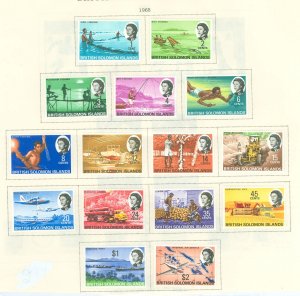 Solomon Islands (British Solomon Islands) #180-194  Single (Complete Set)