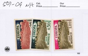 MONACO  507-09    MNH