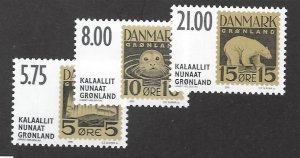Greenland #387-389 MNH VF...Popular Stamps!