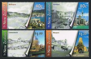 New Zealand 1557-1562,MNH. 1998.Urban Transformation:Wellington,Auckland,Dunedin