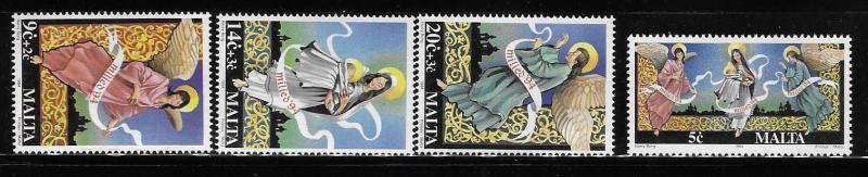 Malta 1994 Christmas Sc 844-847 MNH A1087