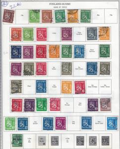 FINLAND COUNTRY LOT MINT & USED SCV $256.00 @ 9% OF CAT VALUE