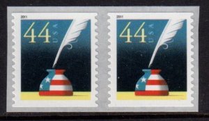 #4496 Quill & Inkwell Coil Pair - MNH