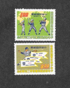 Republic of China 1920-1921 Mint NH MNH Baseball!