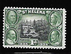 ST HELENA 102 MINT HING 1934 ISSUE