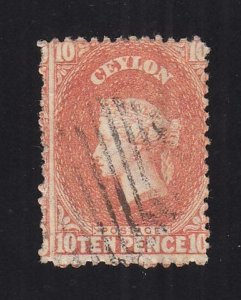 Ceylon: Sc #10, Used (32935)