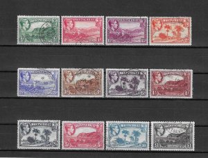 MONTSERRAT 1938/48 SG 101a/112 USED Cat £75