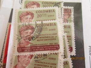 Colombia #C462 used Eleanor Roosevelt