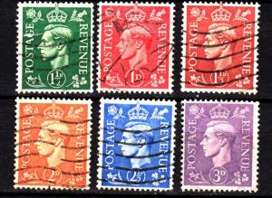 Great Britain 258-63 used set