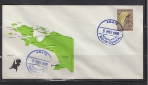 Netherlands New Guinea cover postmark AGATS 1961  (#23)