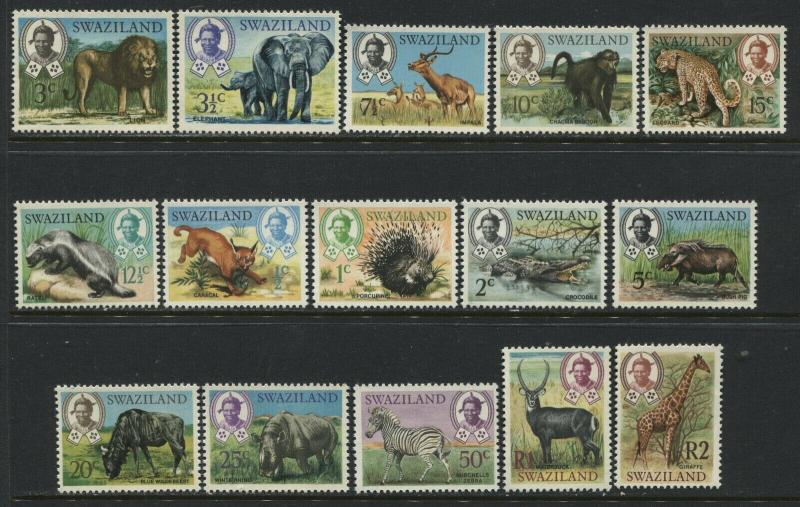 Swaziland 1969 complete set mint o.g.