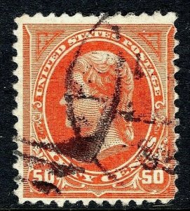 [S16]  US Used 1894 Scott #260 Orange Jefferson