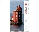 NK 1913   Kjeungskjær Lighthouse,1880 17 Krone Multicolor