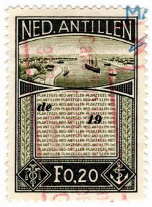 (I.B) Netherlands Antilles Revenue : Duty Stamp 20c 