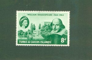 TURKS _ CAICOS 141 MH BIN $0.40