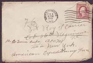 George Washington used on cover