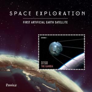 Gambia - Rossica 2014 Space Exploration Stamp Souvenir Sheet