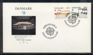 Denmark 1985 Europa Music year FDC