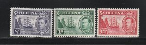 St Helena 118-119, 120 MH Ships