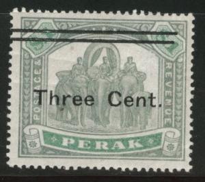 MALAYA Perak  Scott 67 Mint No Gum, MNG, S.G. 86 CV$67.50