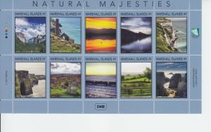 2017 Marshall Islands Scenery Photos MS10 (Scott 1154) mnh