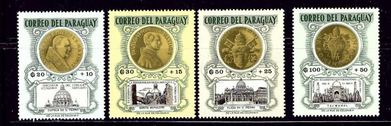 Paraguay B16-19 MNH 1964 set