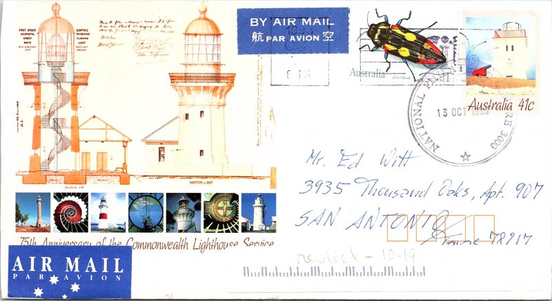 Australia, Postal Stationary, Insects, Lighthouses