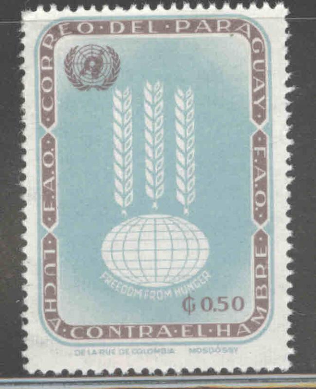 Paraguay Scott 762 FAO stamp
