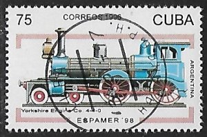 Cuba # 3795 - Locomotive - Argentina - unused CTO.....{Z23}