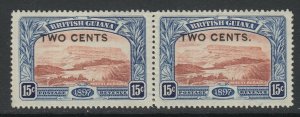 British Guiana, SG 224a (Scott 159a), var MLH No Stop after Cents variety