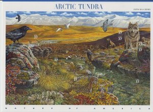 2003 Nature of America 37c Sc 3802 5th in series sheet Arctic Tundra