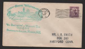 $US Sc#725 Webster Allen cachet #8a scarce, FDC, Cv. $40