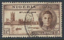 Nigeria  SG 60 SC# 71  Used Victory 1946 please see scan