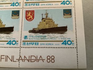 Finland is 88 World Philatelic Exhibition Helsinki 1988 stamps sheet Ref R48778