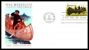 110291 OAS-CNY FDC JACKSON SCOTT 1356 – 1968 6c Father Marquette