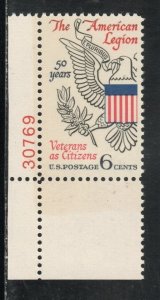 1369 * AMERICAN LEGION * U.S. Postage Stamp  MNH * LL PL#30769