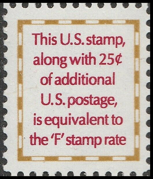2521 - 1991 4c Make-up Rate - Mystic Stamp Company