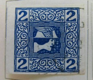 1908 A5P34F119 Austria Newspaper Stamp 2h Used-