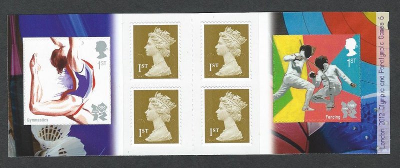 Great Britain  booklet   MNH sc  2929a