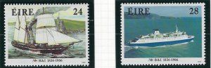 Ireland 665-66 MNH 1986 Ships (an4580)