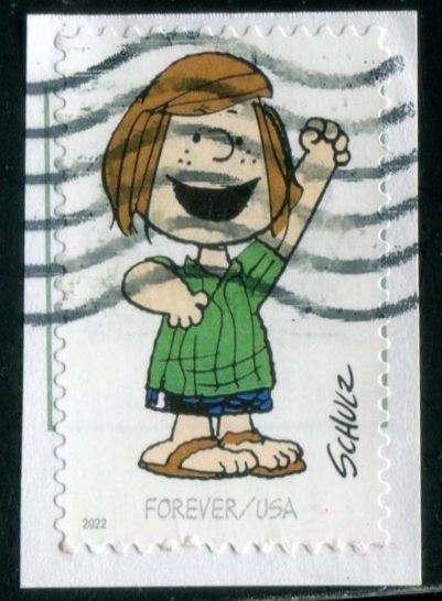 5726i US (60c) Charles M Schulz - Peppermint Patty SA, used on paper