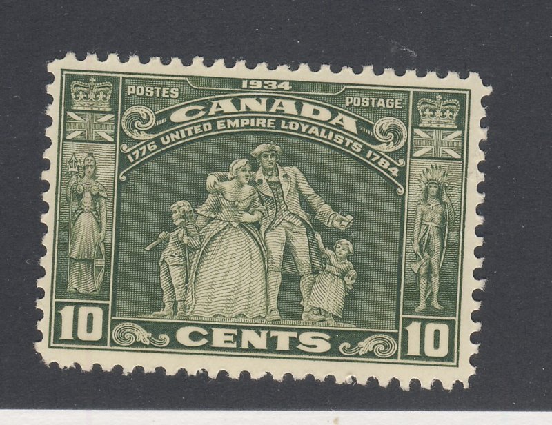 Canada Mint U.E.L. Stamp #209-10c MH F/VF Guide Value = $30.00