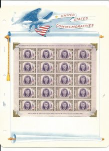 Guinea Collection, John F Kennedy, 6 White Ace Pages Mint NH Sets, Sheets