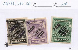 BRAZIL  131-33, 133  USED