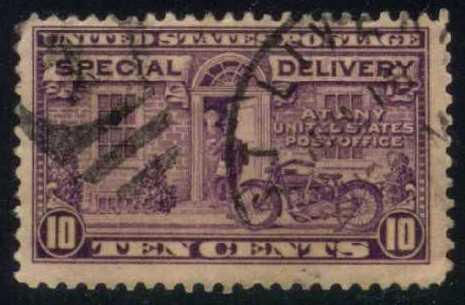 US #E15 Motorcycle Delivery, used (0.25)