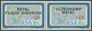 South Africa 1988 SG641-642 16c + 10c National Flood Disaster pair MLH