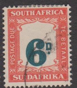 South Africa Sc#J28 Used