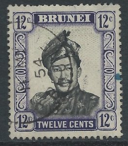 Brunei 1952 - 12c wmk Mult Script CA - SG107 used